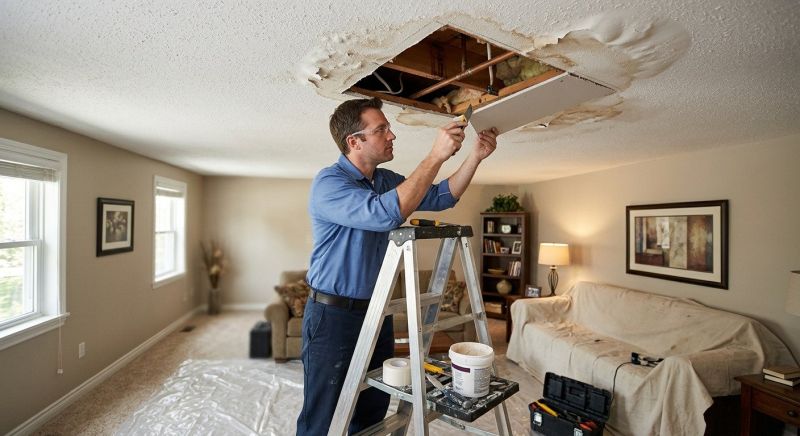 Ceiling Leak Repair Service in Katy, TX