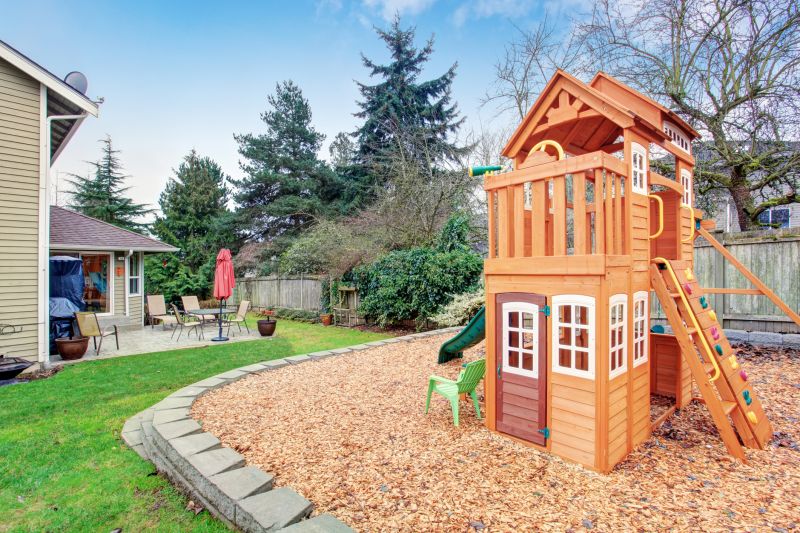 A playset encourages kids to be active, improving their strength