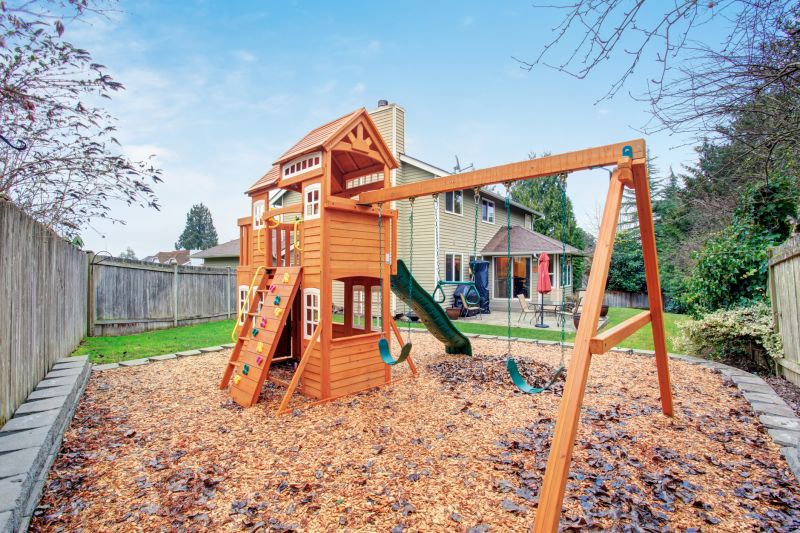 A well-installed playset can be an appealing feature for families